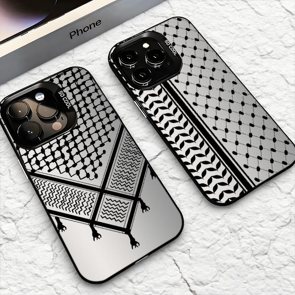 Keffiyeh P-Palestine Phone Cas - Apple Iphone 15 Pro Max 评论和价格