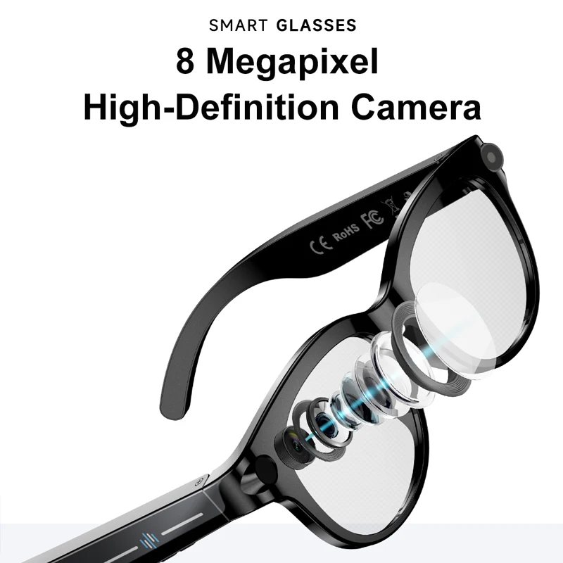 Lenovo AI Smart Glasses 8K Rem - Smart Glasses Lens 评论和价格