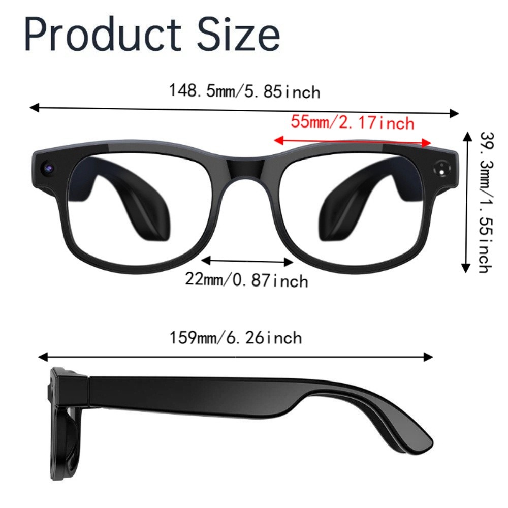 2 in 1 AI Smart Glasses HD Pho - Smart Glasses Lens 评论和价格
