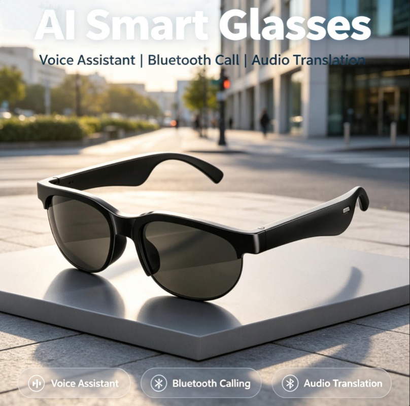 Smart Bluetooth Glasses TAC Po - Smart Glasses Lens 评论和价格