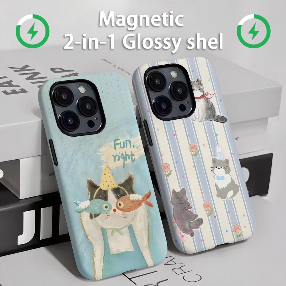 Cute cats and dogs  Phone Case - Apple Iphone 15 Pro Max 评论和价格