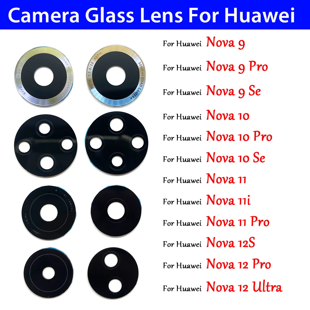 10 PCS Rear Back Camera Glass  - Huawei Nova 12 评论和价格