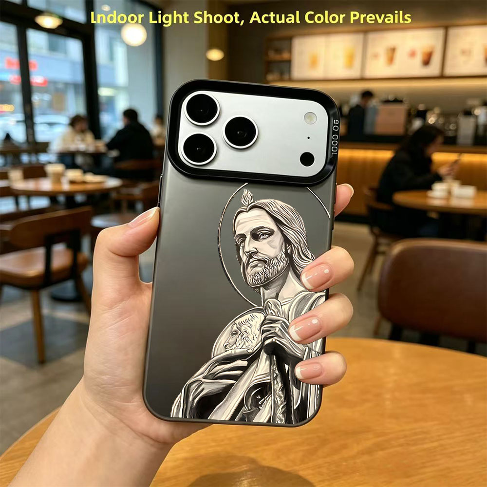 San Judas Tadeo Pattern Design - Apple Iphone 15 Pro Max 评论和价格