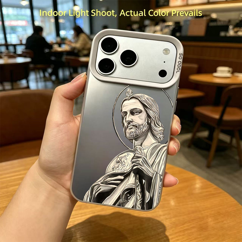 San Judas Tadeo Pattern Design - Apple Iphone 15 Pro Max 评论和价格